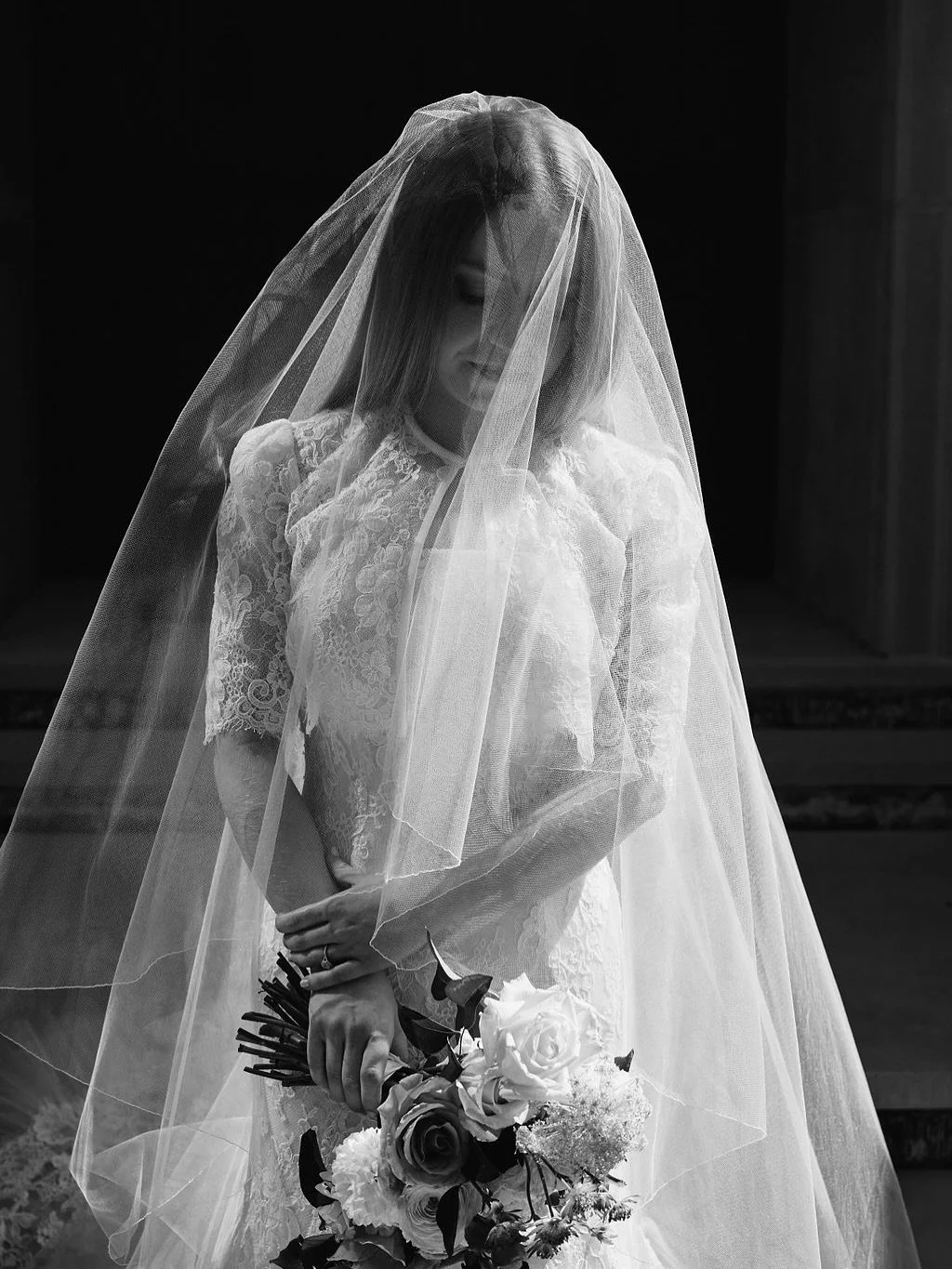 Before the aisle. 
Before the eyes.

That pause before it all begins.