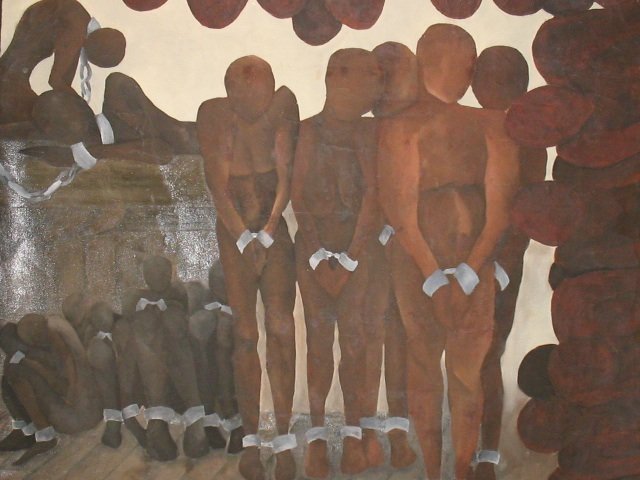 Human Cargo, Oil on canvas; Tapestry