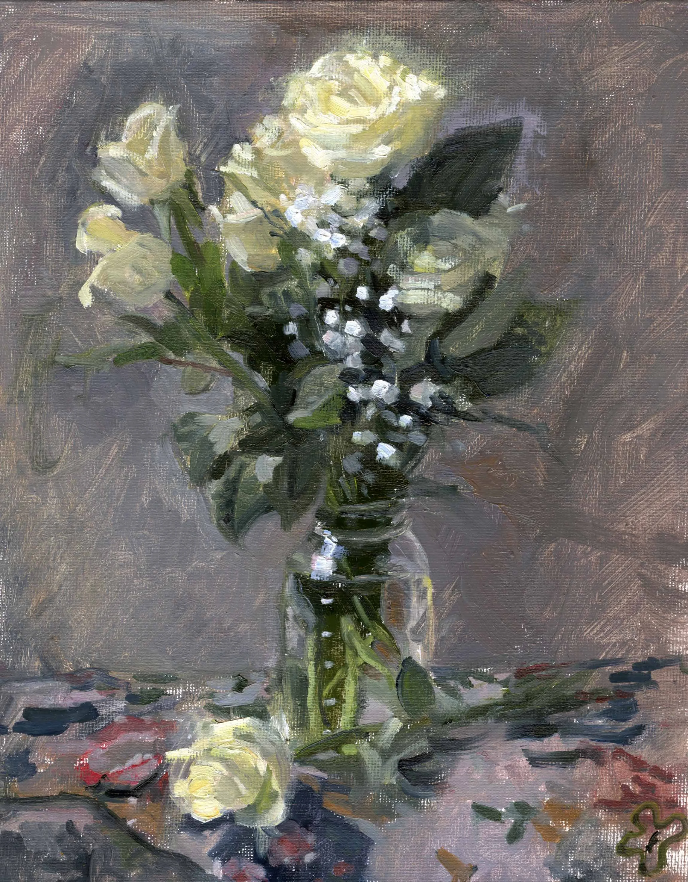 White Rose Bouquet (Available)