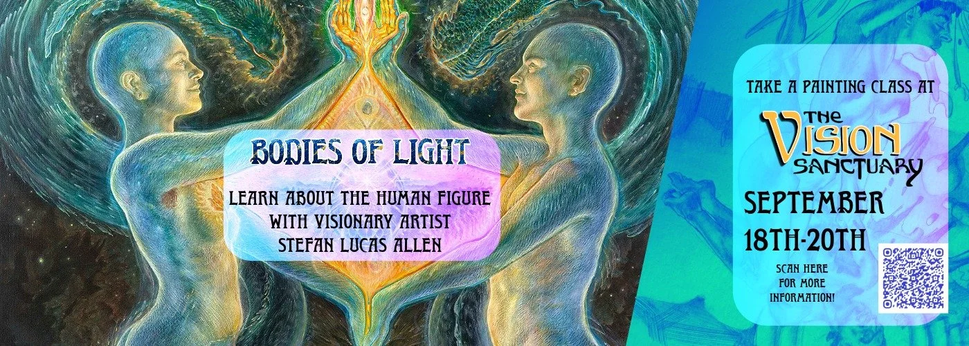 A visionary art workshop in Santa Cruz in September at the Vision Sanctuary.