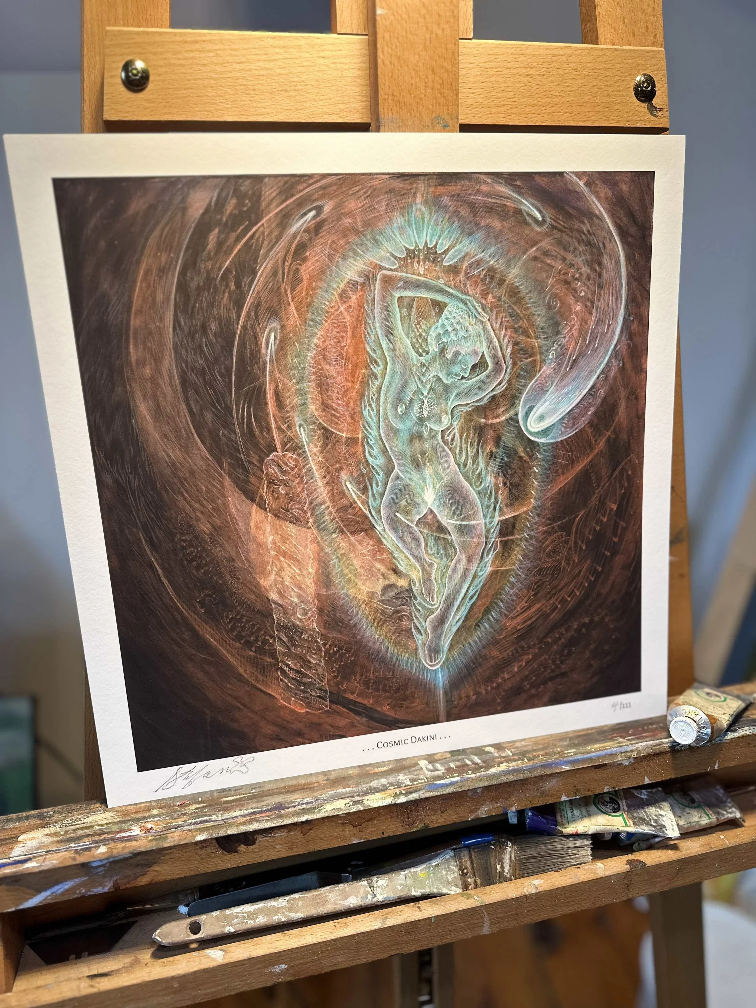 "Cosmic Dakini" Signed Print