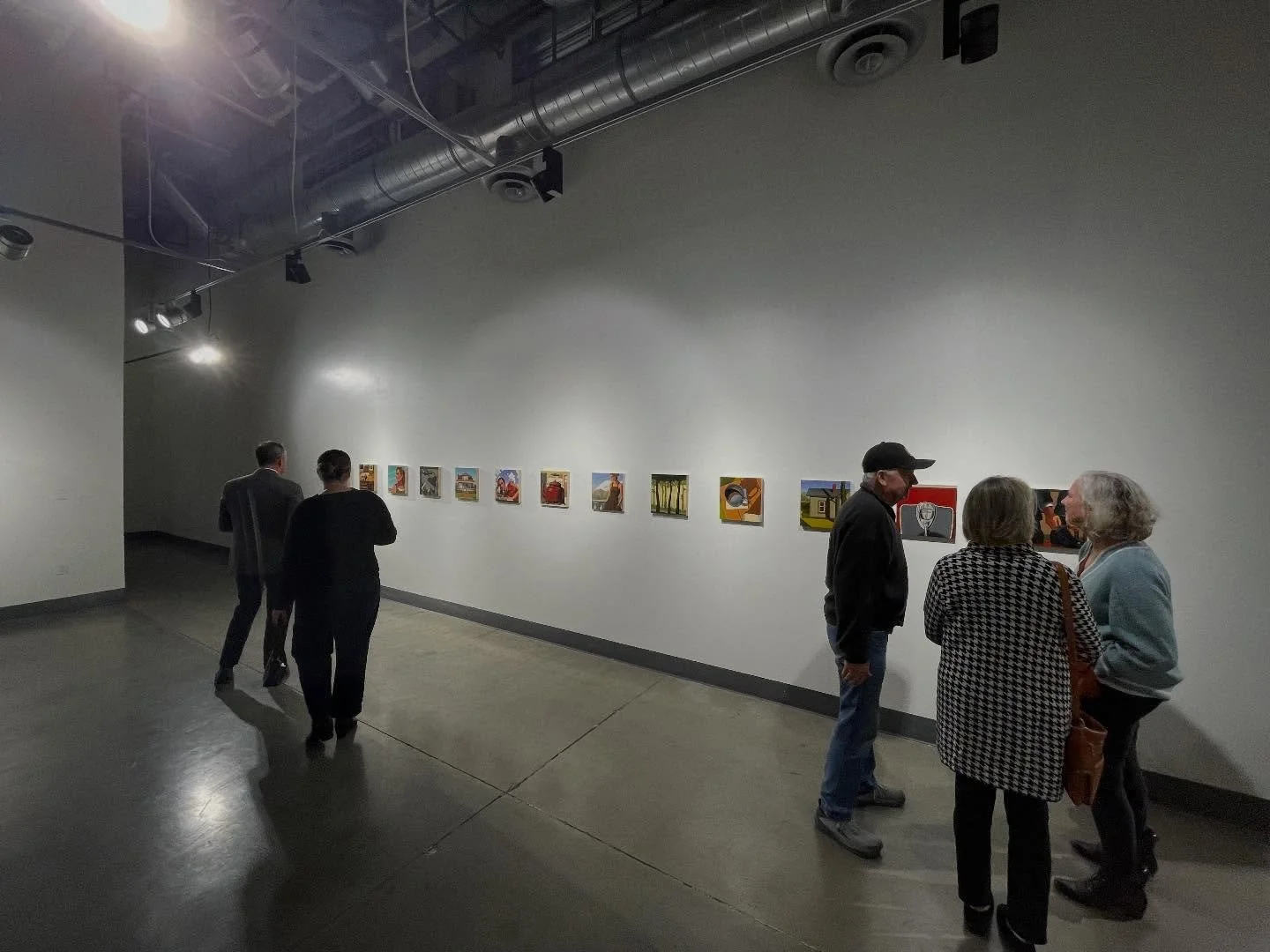 A few candid shots in the midst of lots of fun, festive conversations, surrounded by the bold, colorful Kenton Nelson &ldquo;Noun&rdquo; paintings all around. &ldquo;Farmhouse Kitchen&rdquo; was a favorite for many. If you came, I&rsquo;d love to hea