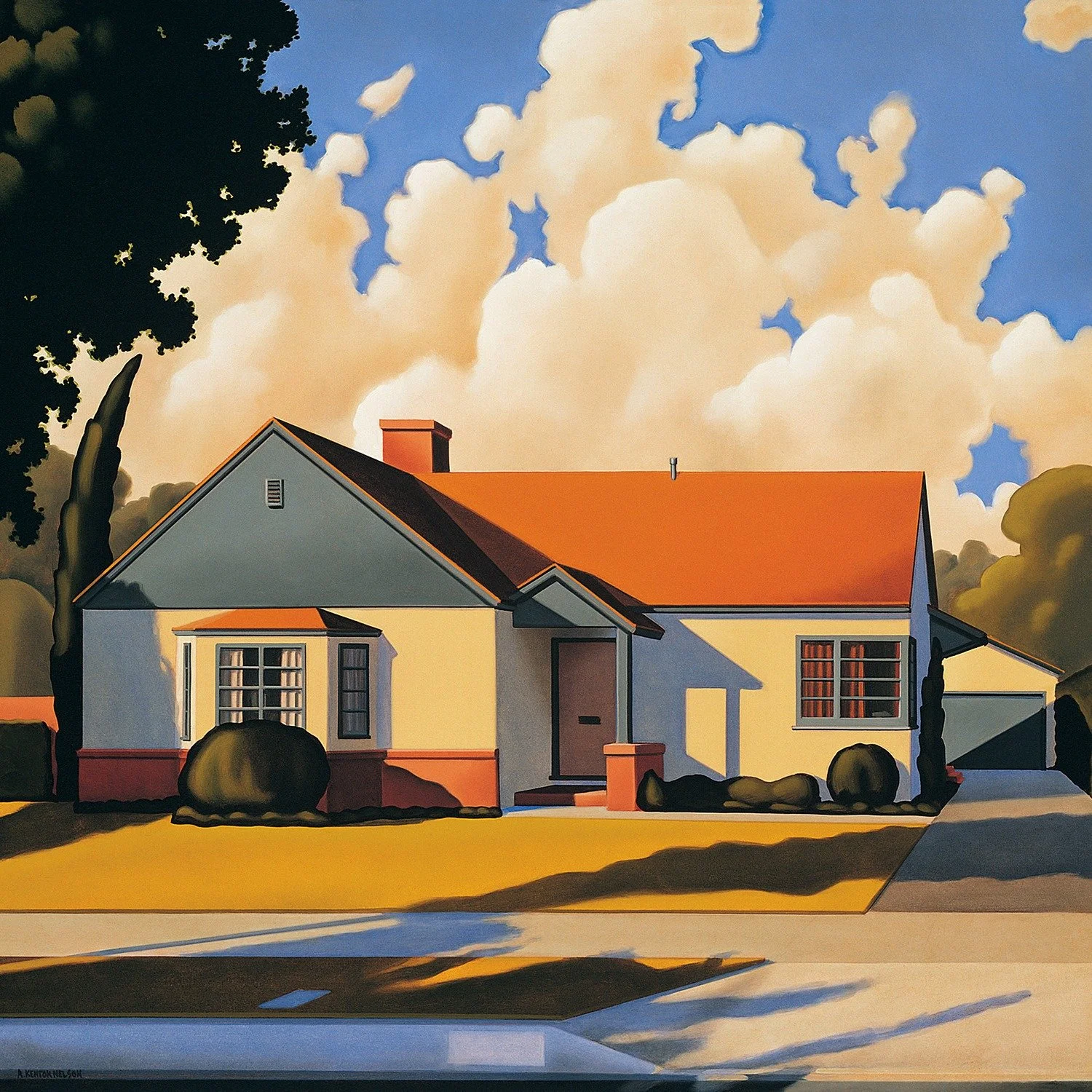 Brand new print edition just released today in our shop: "After Service"
Image size 14 x 14 inches on premium archival paper, and signed by the artist.

&ldquo;I happened to be visiting a friend one day and looked across the street to see t