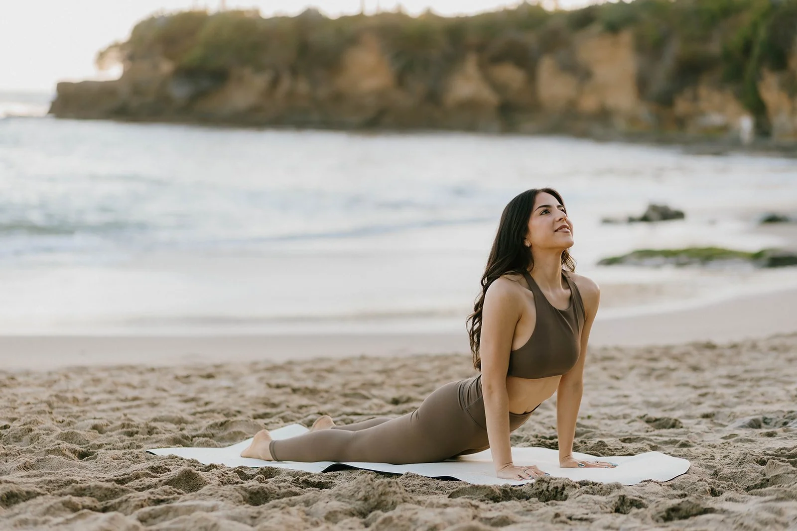Outdoor, lifestyle branding portraits for yoga brand in Laguna Beach— Best brand photographers in Huntington Beach — Captured by Tesla Rae Photo
