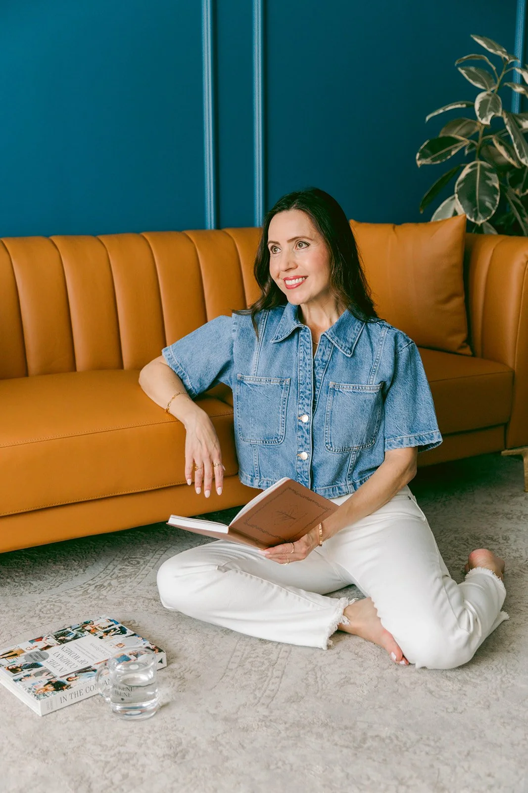 Lifestyle branding portraits for real estate agent in Huntington Beach, natural light studio — Best brand photographers in Huntington Beach — Captured by Tesla Rae Photo