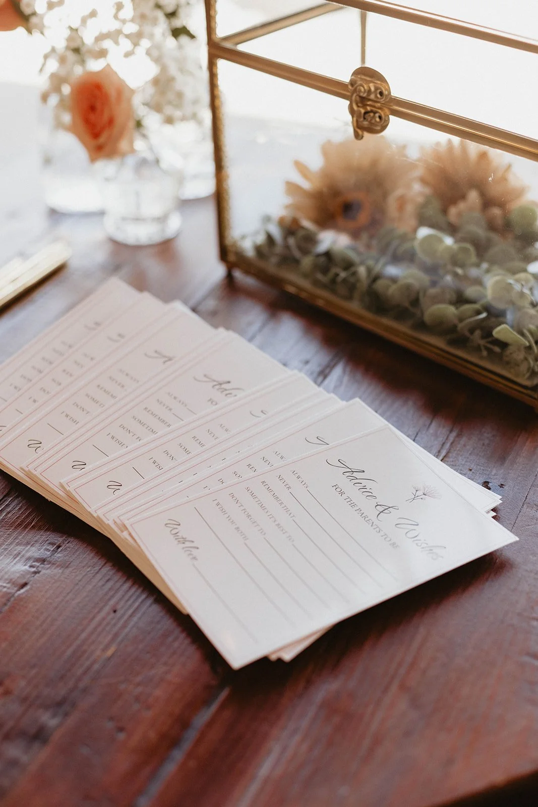 Chic table details at upscale baby shower at Nellie Gail Ranch Clubhouse in Laguna Hills - Orange County event photographer Tesla Rae Photo