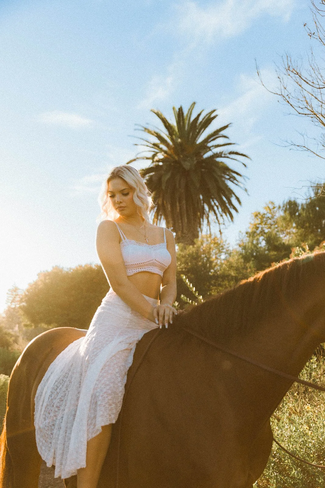 Outdoor, western lifestyle branding portraits at horse stables in Huntington Beach— Best brand photographers in Huntington Beach — Captured by Tesla Rae Photo
