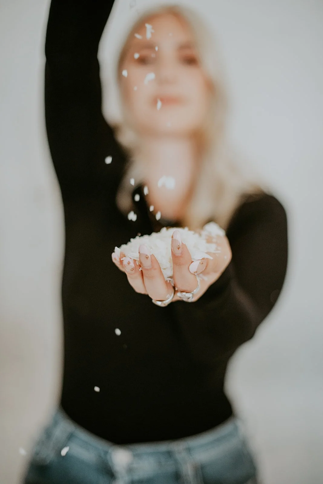 Artisan pouring soy wax for handmade candles during a branding session — Best product photographers in Orange County for makers — Captured by Tesla Rae Photo