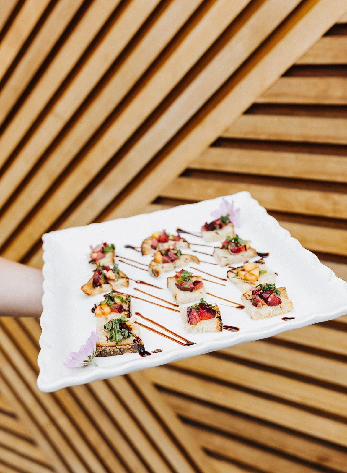 Elegant, light bites and appetizers at upscale women's gathering at Bianchi Laguna Beach— Luxury event photographer Tesla Rae Photo based in Southern California