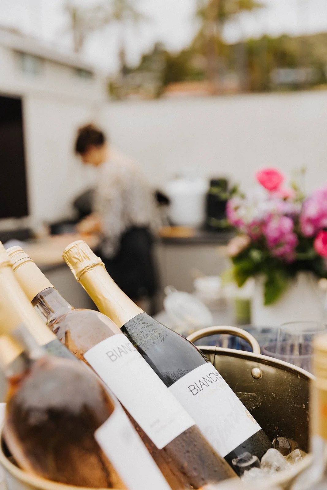 Close up detail shot of luxury wine at a networking event at Bianchi Laguna Beach— Luxury event photographer Tesla Rae Photo based in Southern California