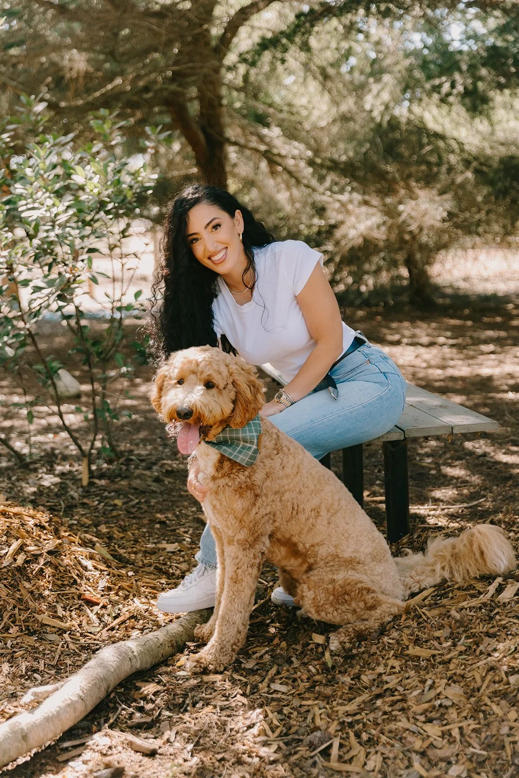 Outdoor, lifestyle branding portraits for therapist with her dog in Huntington Beach— Best brand photographers in Huntington Beach — Captured by Tesla Rae Photo