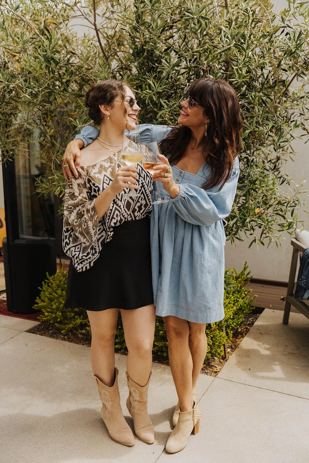 Champagne toast at intimate ladies' networking event at Bianchi Laguna Beach— Luxury event photographer Tesla Rae Photo based in Southern California