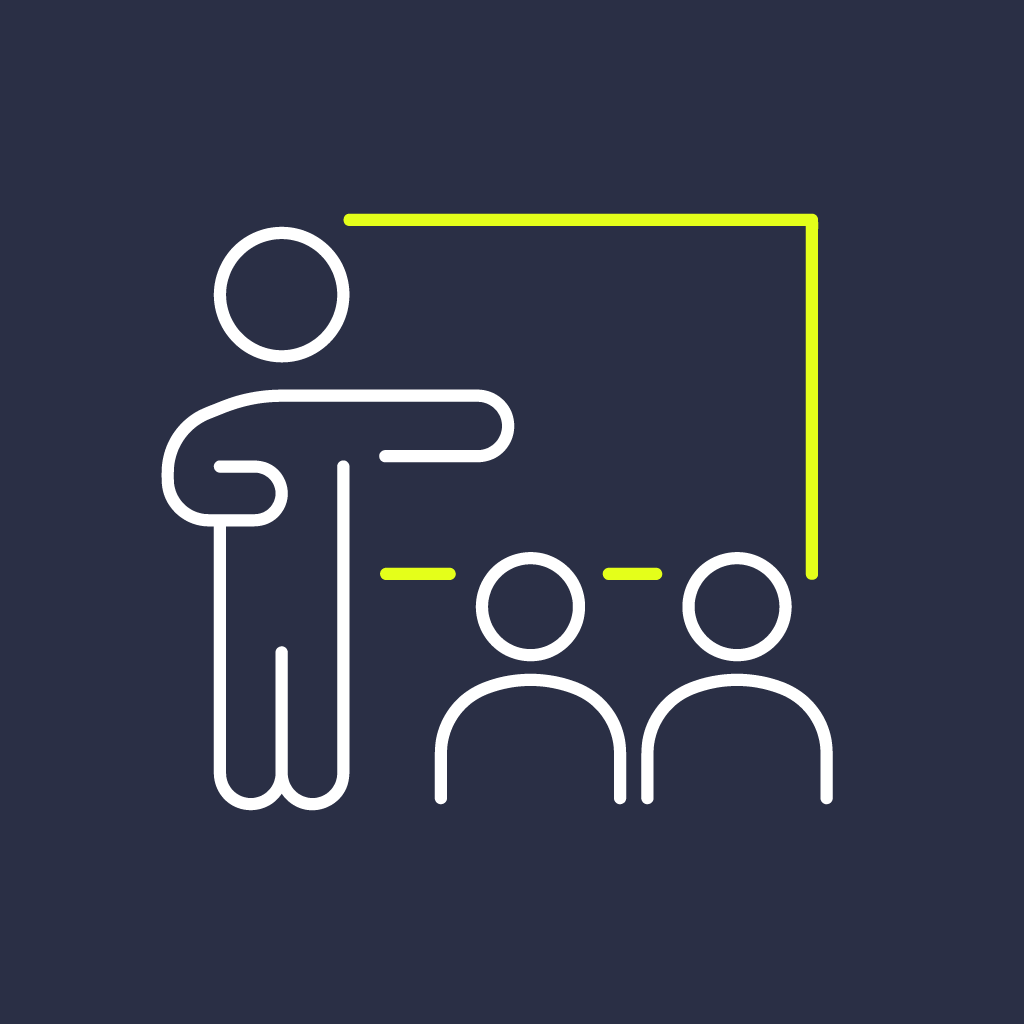 Graphics and media training icon.