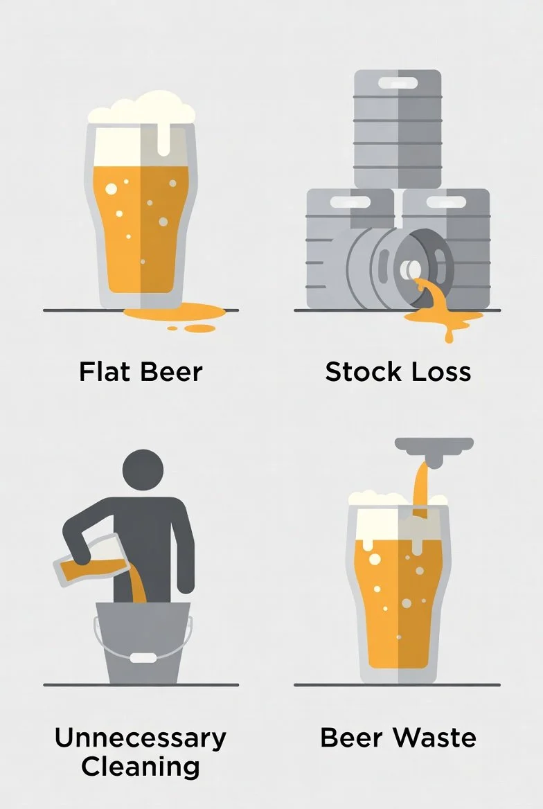 Hidden costs of Draught beer
