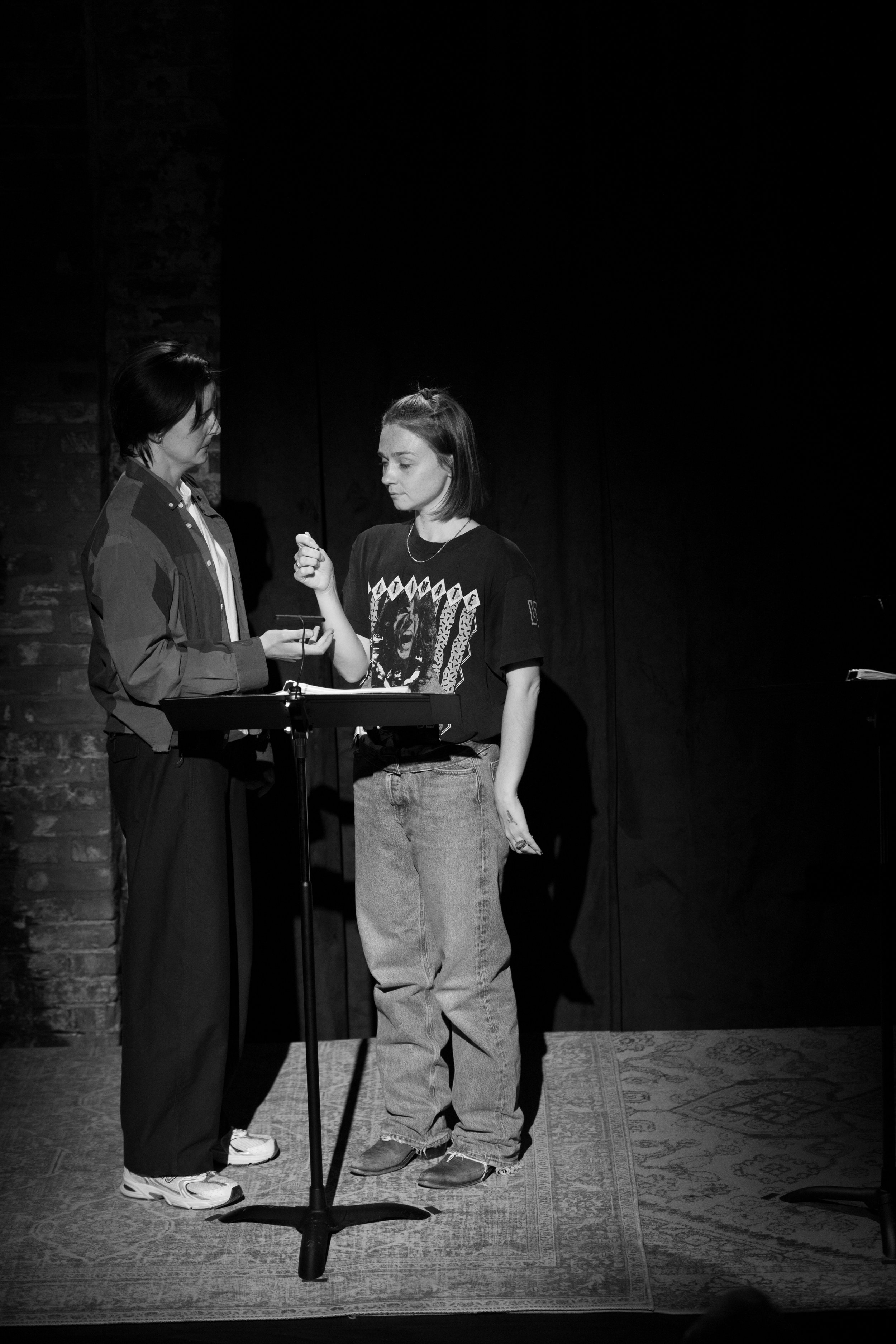 Copy of Jacqueline and Jessica with match B&W.jpg