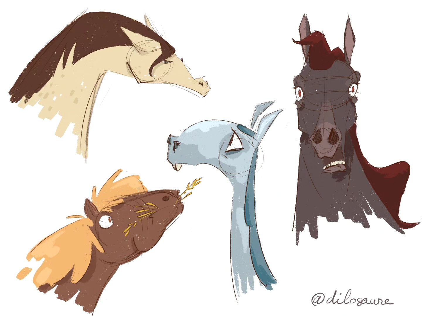 Horses sketches to end the weekend 🐴

#procreate #sketches #horse #horsedrawing