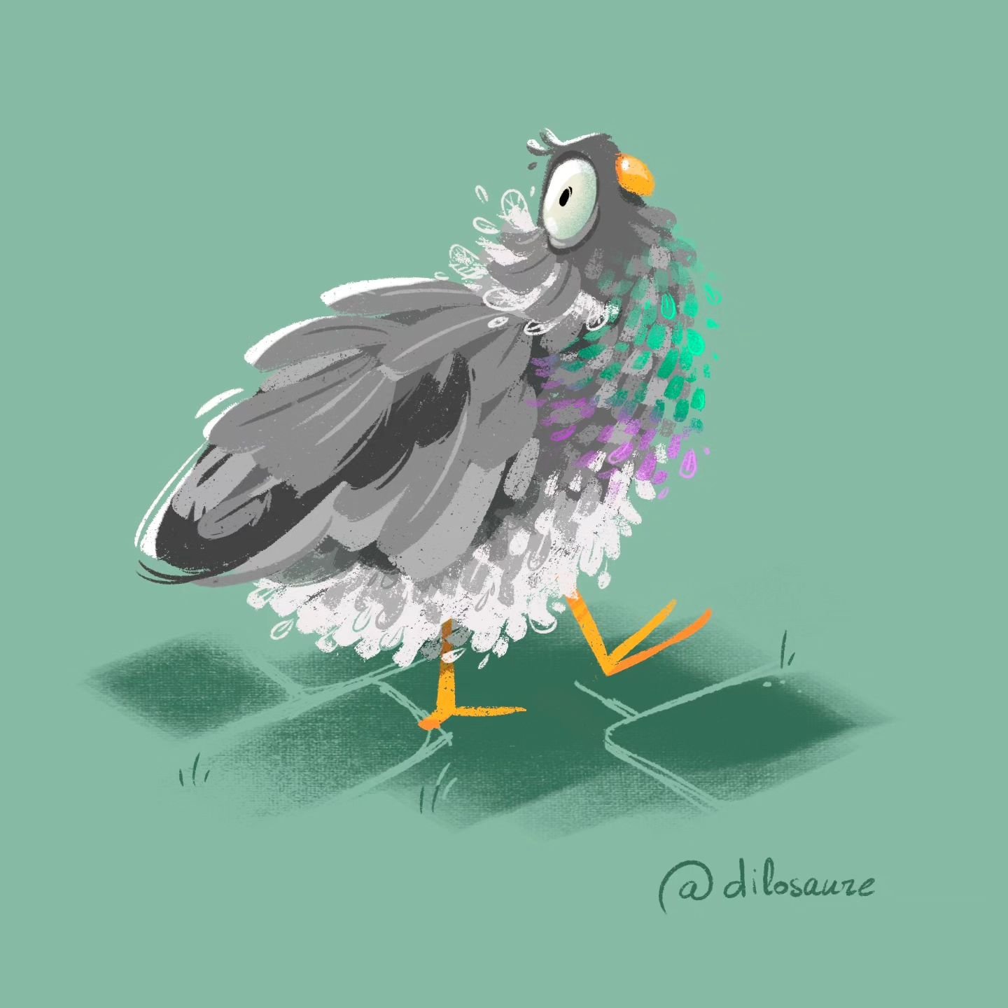 Petit pigeon 🐦

#pigeon #drawing #characterdesign #procreate