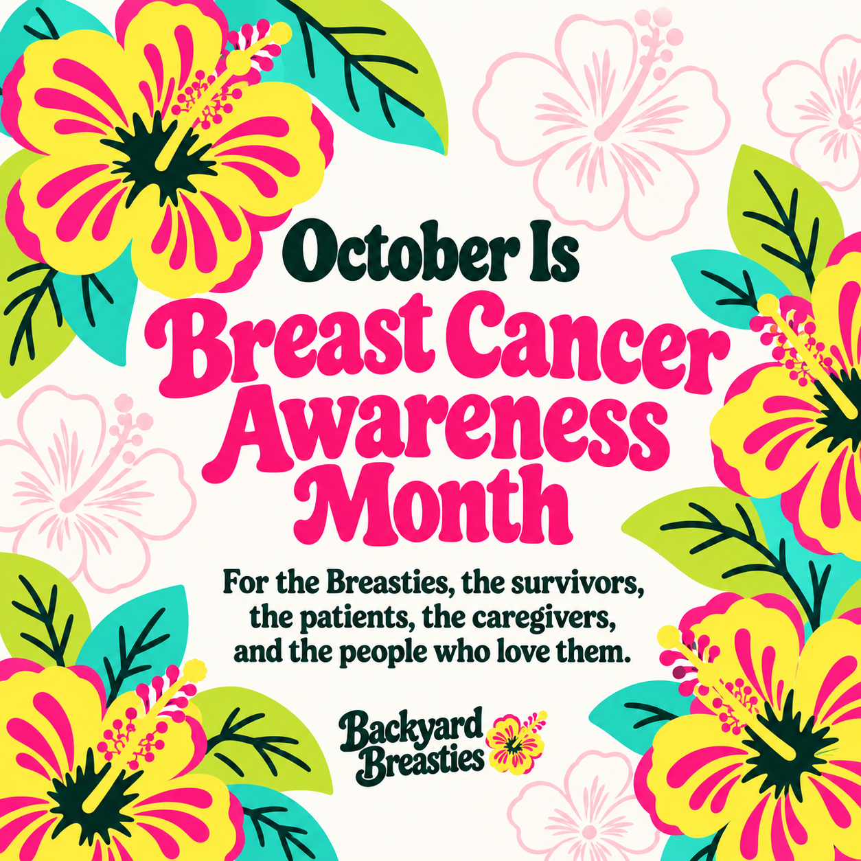 October 2026 Letter to Breastie Back-up Singers