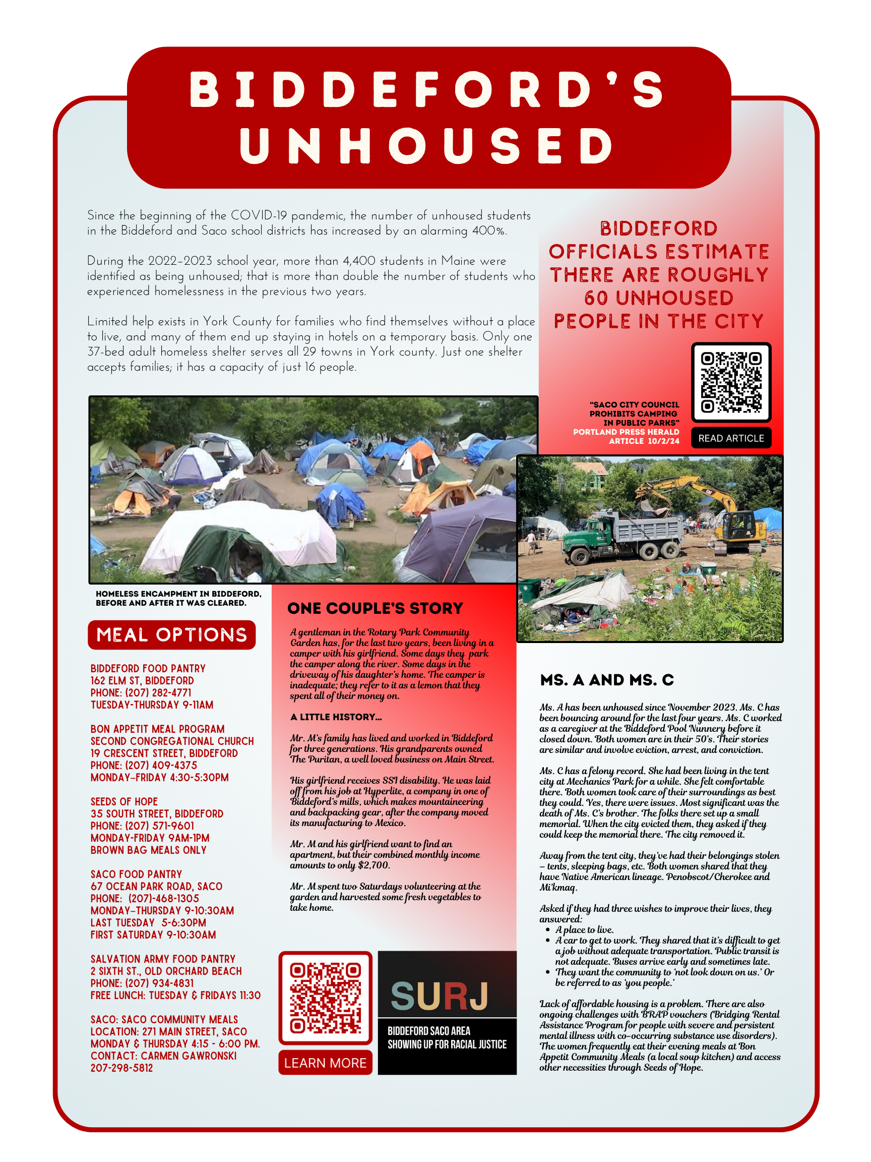 Biddeford’s Unhoused