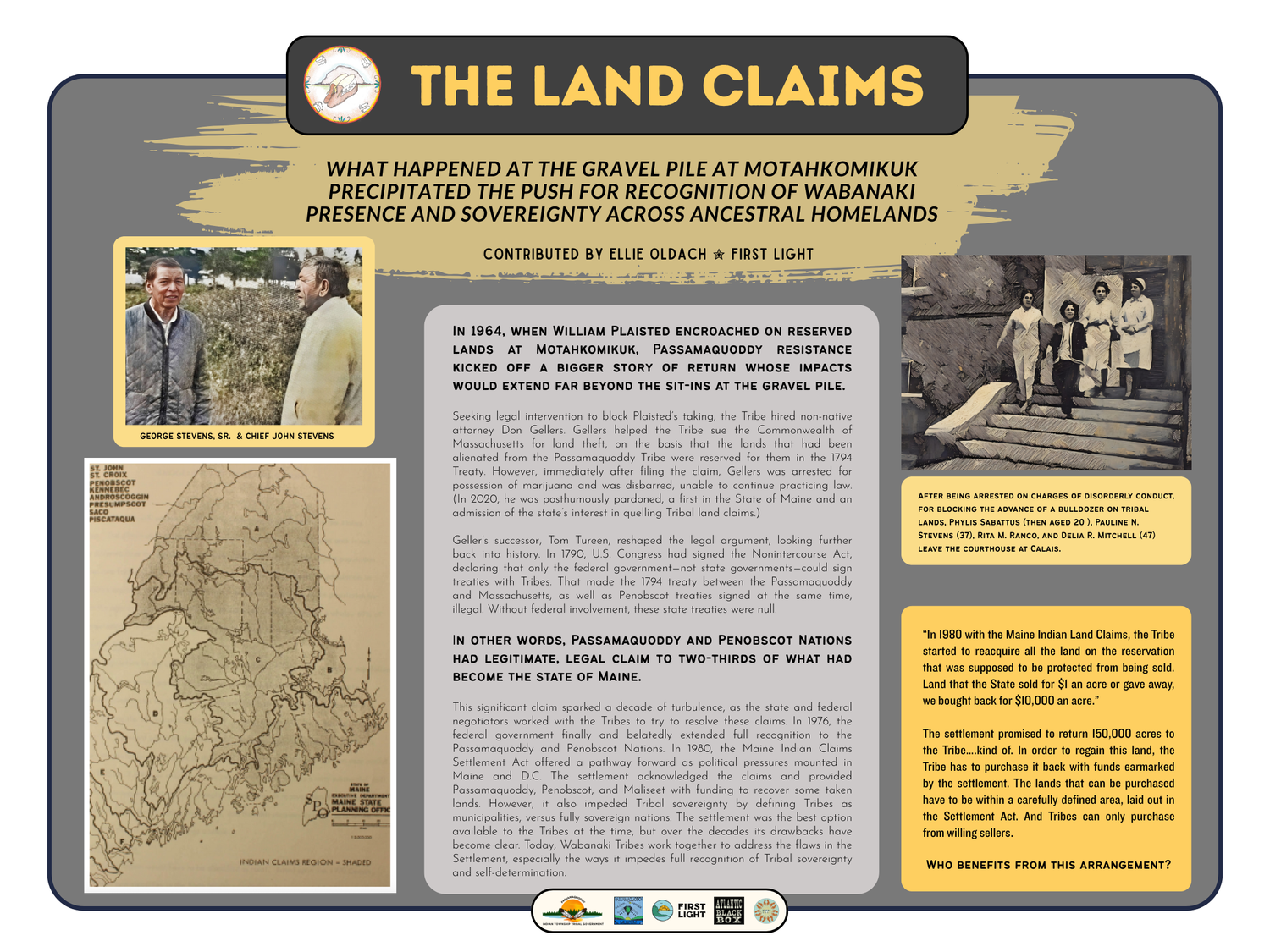 The Land Claims — The Walks for Historical & Ecological Recovery (WHERE)