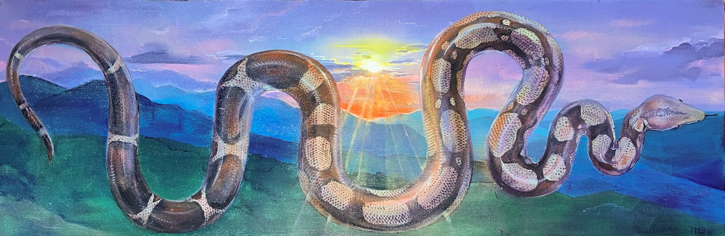 Sky Dancer | 12"x36"| Oil on Canvas