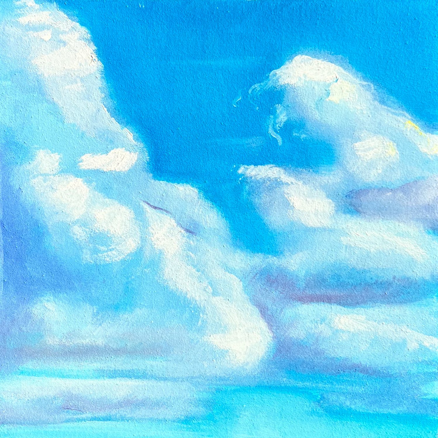 Cloud Study 3 | 2025 | Oil on Panel | 5"x5"