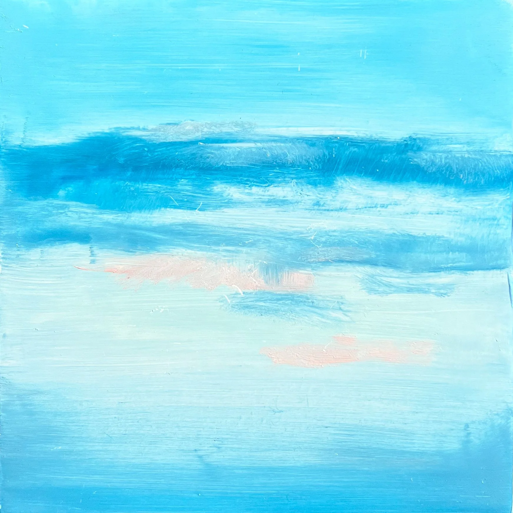 Cloud Study 2 | 2025 | Oil on Panel | 5"x5"