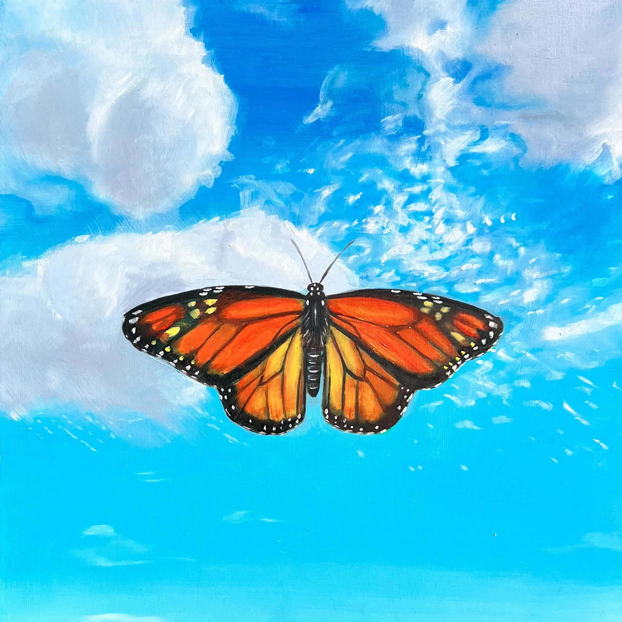 Monarch | 2026 | Oil on Panel | 10"x10"