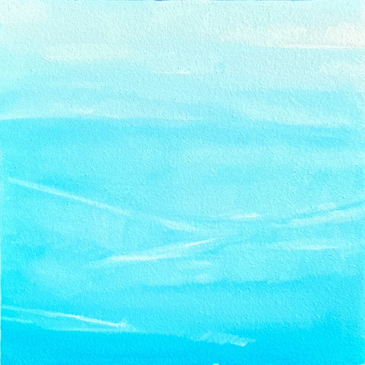 Cloud Study 1 | 2025 | Oil on Panel | 5"x5"