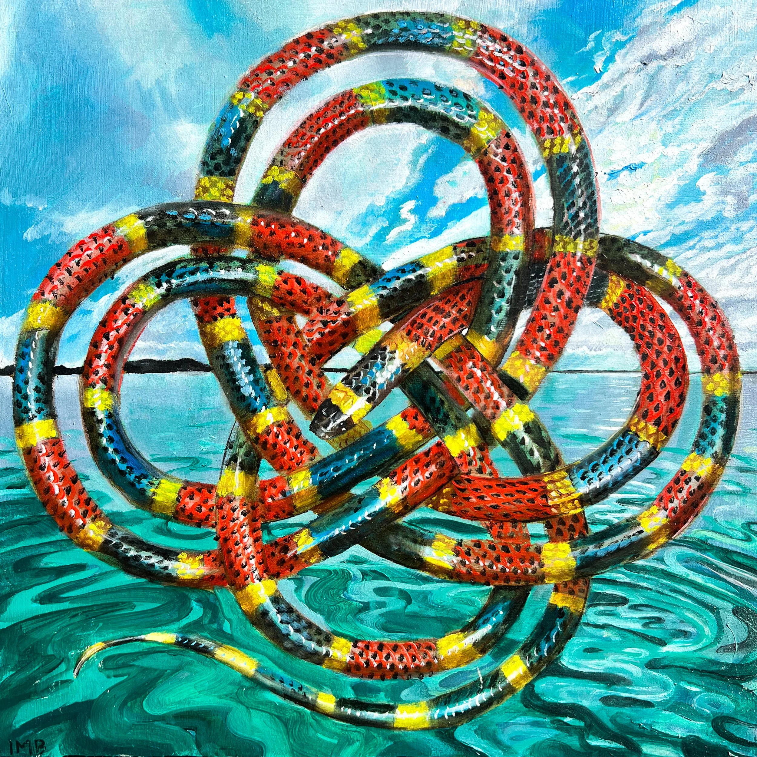 More Scared Of You |2025 | Oil on Panel|  10"x10"