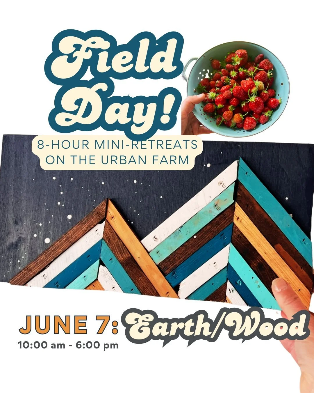 Power tools, anyone? ⚙️🛠️My first mini-retreat (FIELD DAY!) on June 7th will embrace the themes of Wood and Earth. Learn how to use a table saw and miter saw and experience the glorious scent of fresh sawdust as you get an opportunity to create your