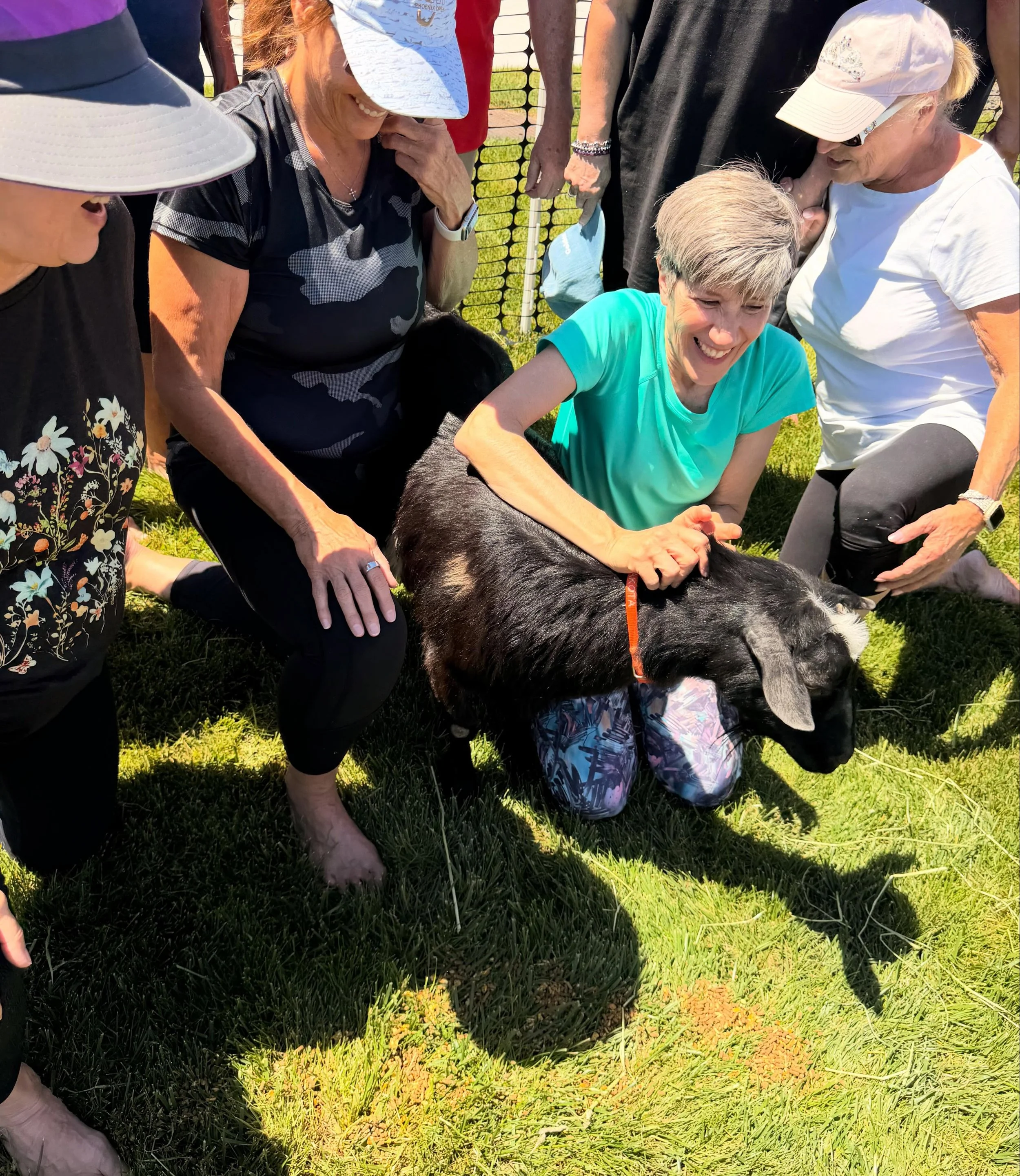 We had an amazing time Haulin&rsquo; Goats to the Regency at Milestone Ranch community out in Star! 🐐 🧘 ❤️ Thank you for joining us for some silly adventures and delightful stretches with the goats! And I kind of can&rsquo;t wait til I&rsquo;m old 