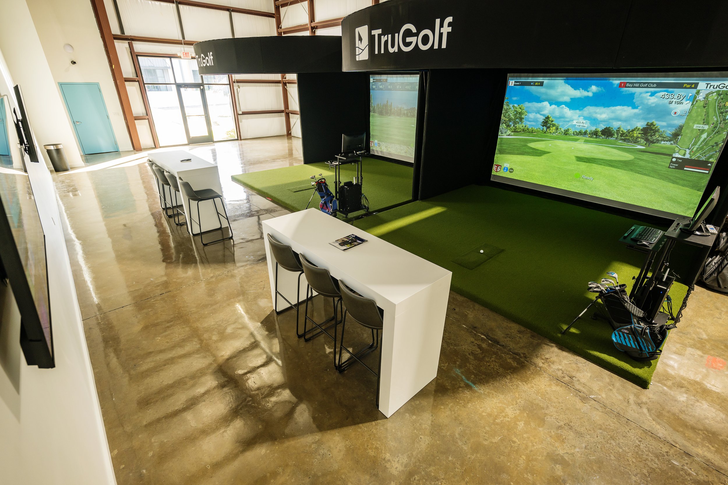 Indoor Golf Simulator Facility — Coastal Elite Sports Freeport FL - High-End Real Estate With Golf Simulator