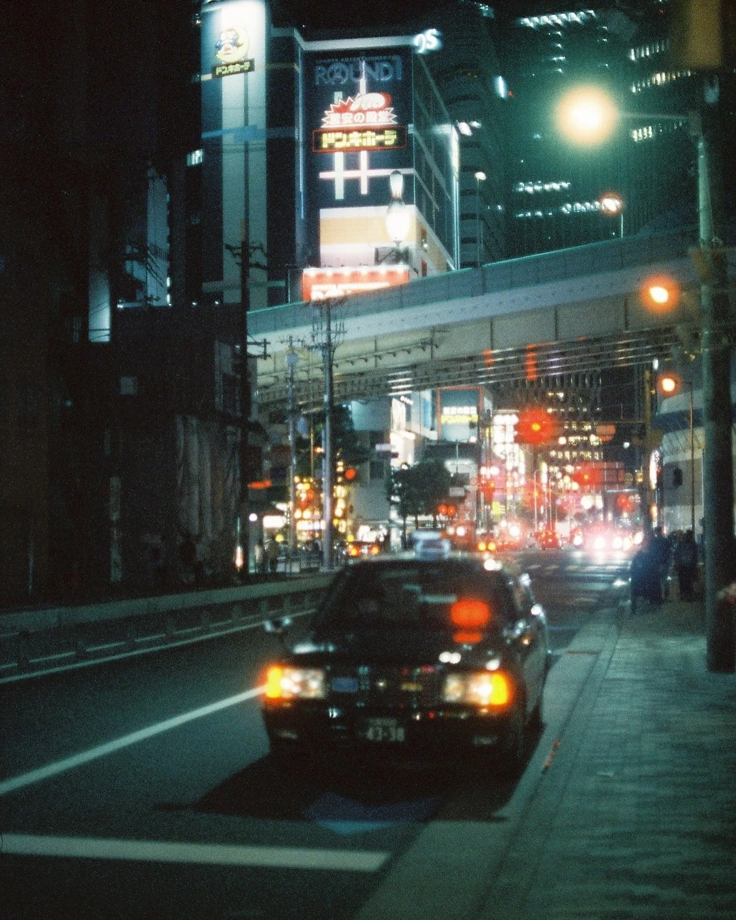 Osaka by night in 35mm