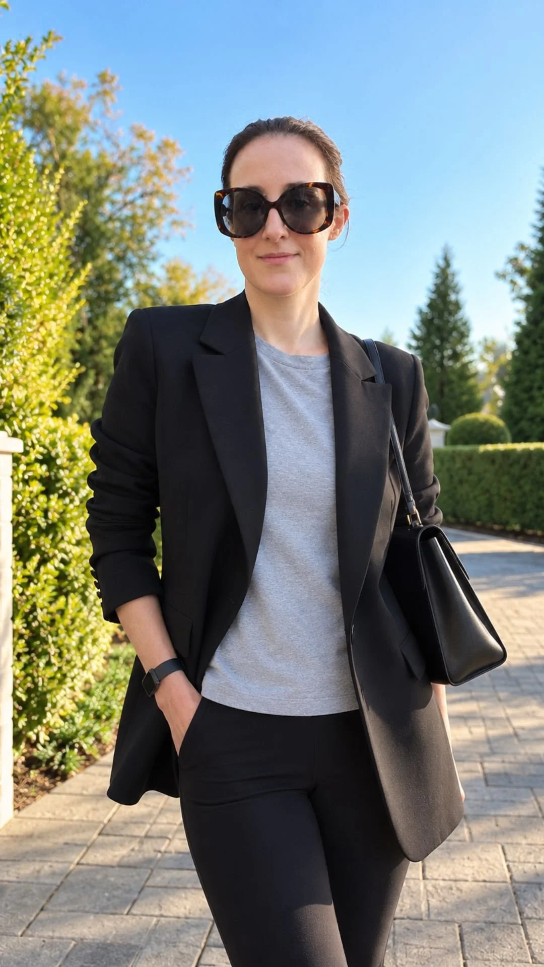 THE BLAZER + BAG FORMULA 