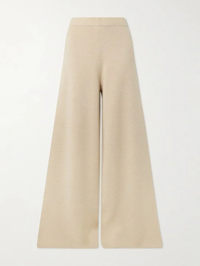 MAX MARA Judy Wool & Cashmere-Blend Wide-Leg Pants Shop Now →