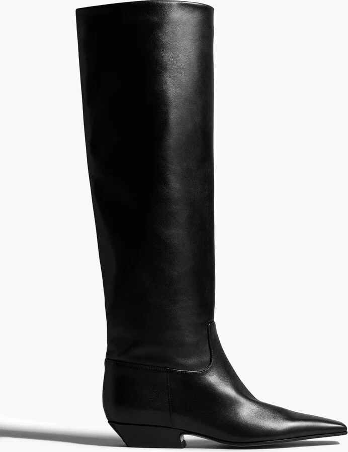 KHAITE Marfa Knee-High Boot Shop Now →