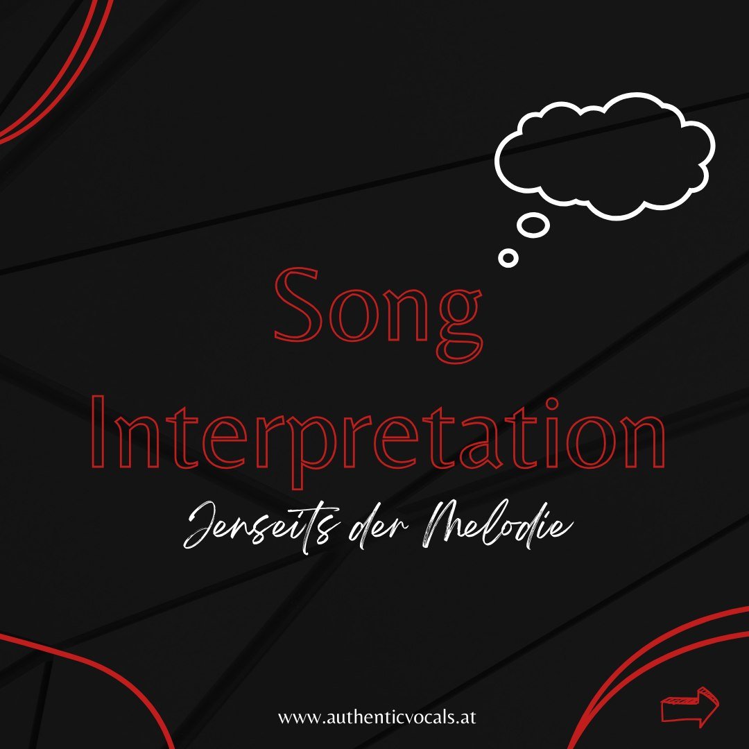 Einen Song zu singen, ohne die Emotionen zu f&uuml;hlen, ist wie ein Buch zu lesen, ohne die Worte zu verstehen 🎶

Verstehen, F&uuml;hlen, Inspirieren - die Schl&uuml;ssel zur ultimativen Songinterpretation ✨ Am Ende habe ich dir 3 Songs dagelassen,