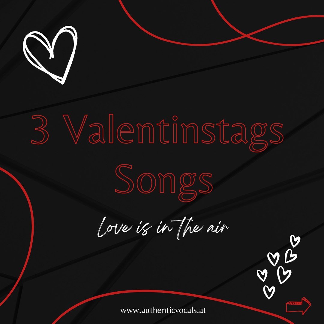 Noch ist gen&uuml;gend Zeit, einen neuen Song einzustudieren 💘 Mach deinen Valentinstag mit diesen drei herzerw&auml;rmenden Songs zu etwas ganz besonderem ✨

Welcher Song l&auml;sst dein Herz h&ouml;herschlagen? 🎤
Verrate mir deinen Favoriten in d