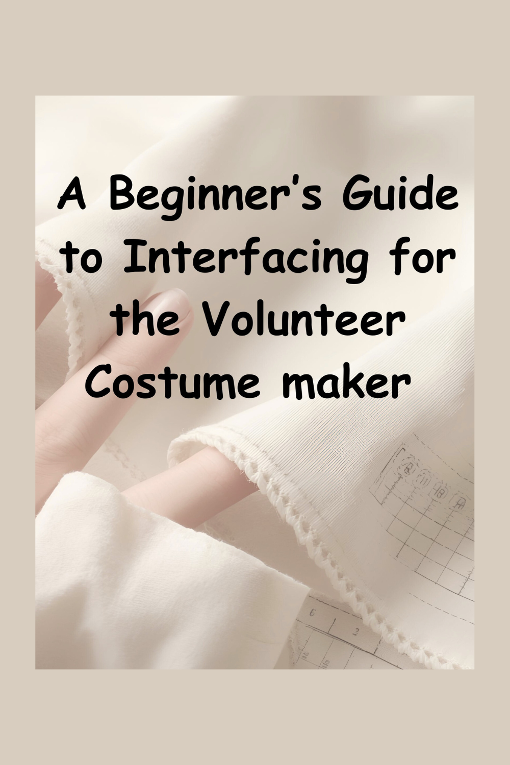 Interfacing, costumes, sewing, beginner, Wawak