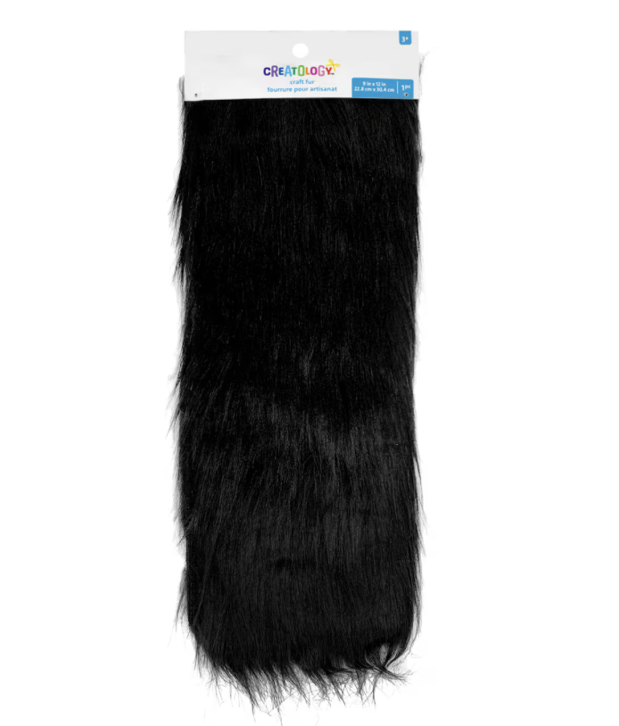Faux Fur- Black
