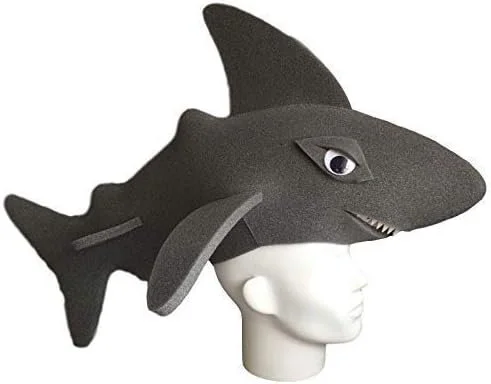 Amazon-purchased foam shark headpiece used for a youth theater production, providing a clear, lightweight shark character for Ursula’s Lair scenes without requiring a full costume build.