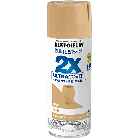 (Lioness and Timon mask) Rust-Oleum 2X UltraCover Spray Paint – Khaki (Gloss)