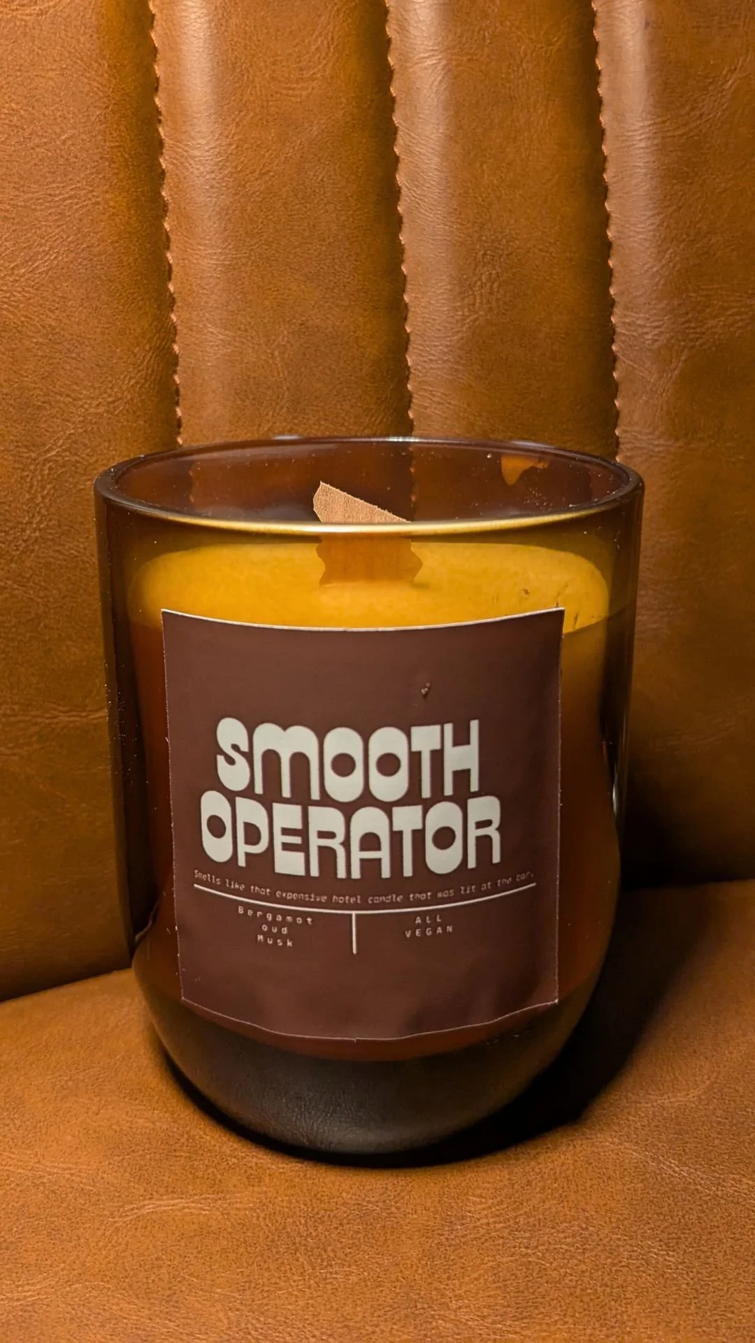 Smooth Operator 9 oz Candle
