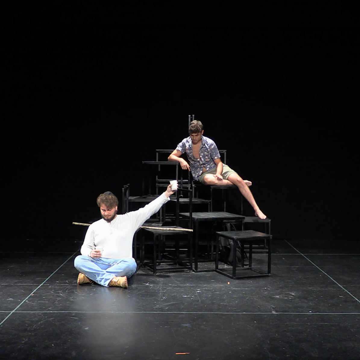 GOD AND ABRAHAM PLAY PING PONG