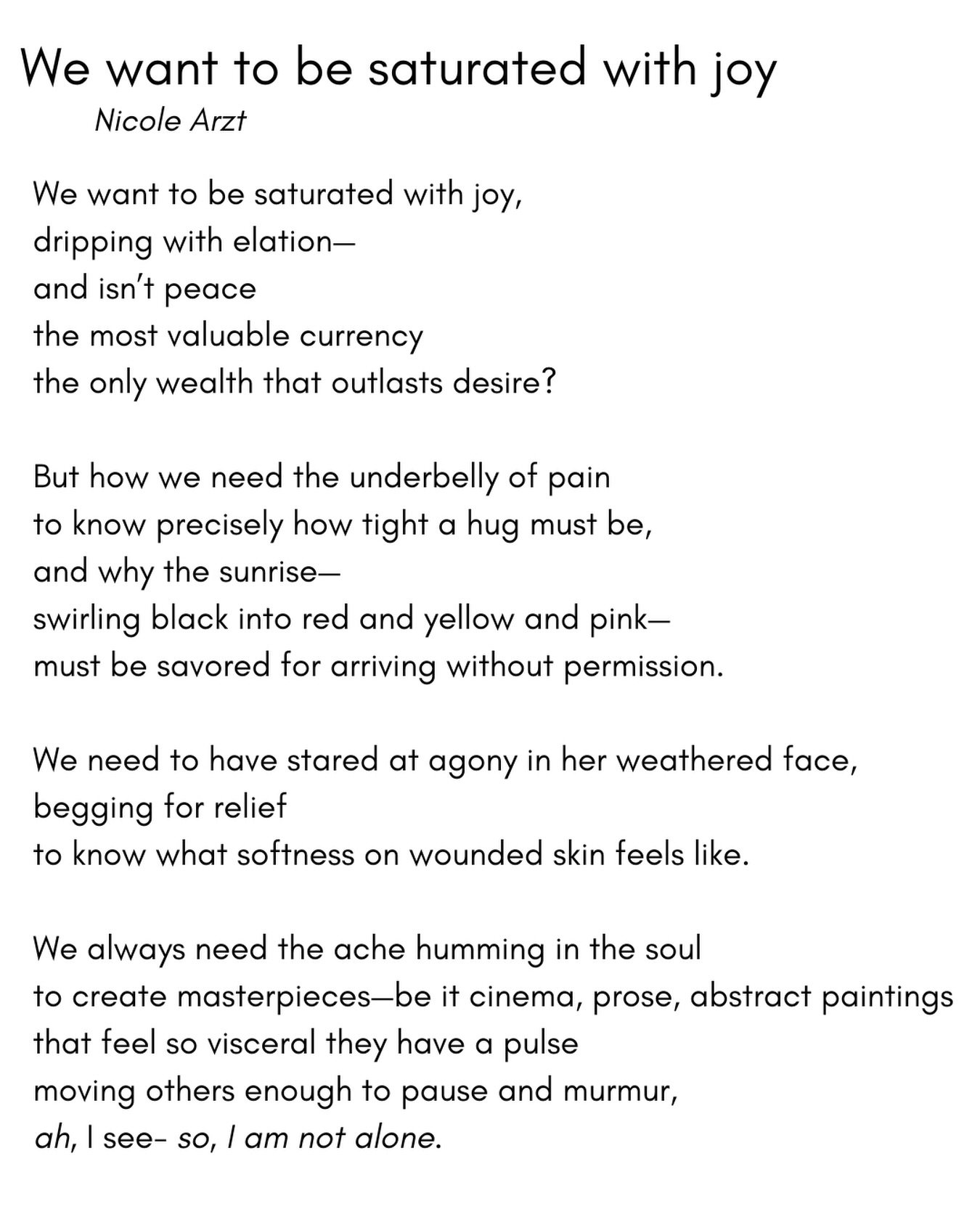 The work we do, the people we are, the pain we hold, the shared humanity we experience &hearts;️