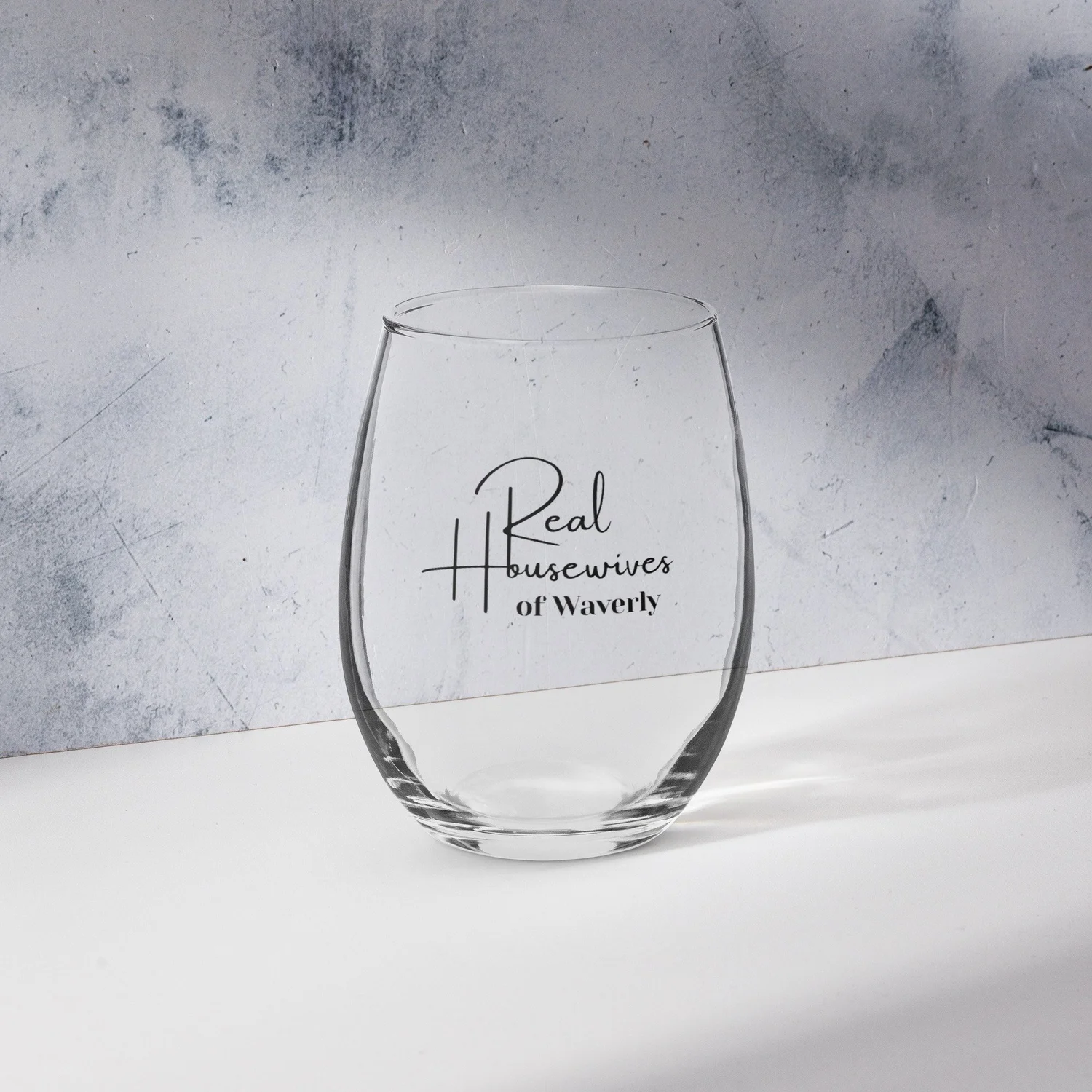 Real Housewives of Waverly Stemless Wine Glass — Waverly General Store