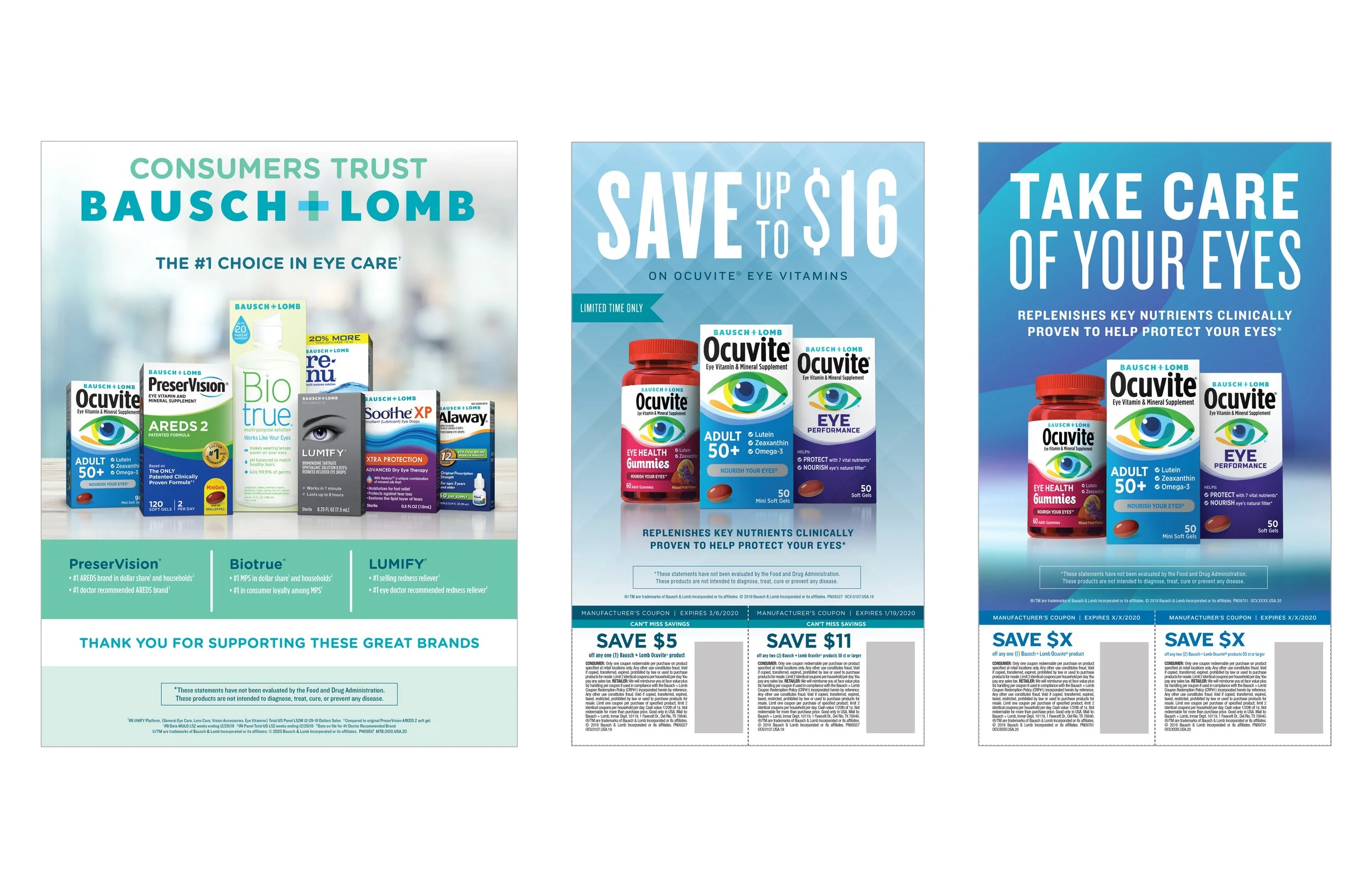 Misc Point of Sale / Bausch + Lomb