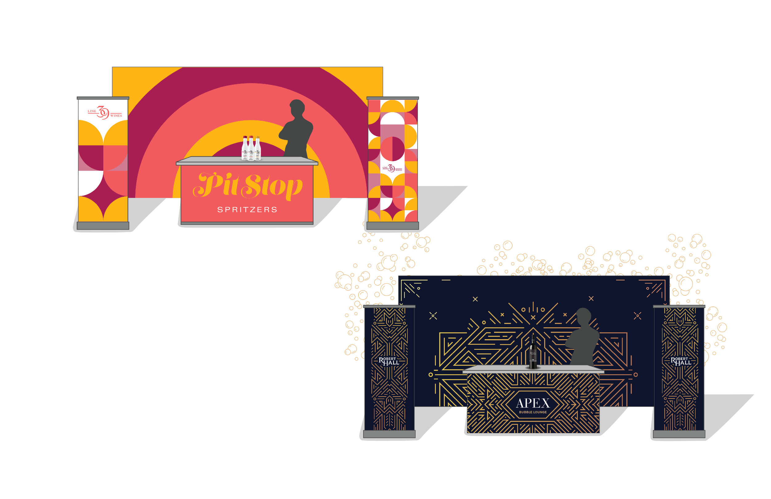 Event bar designs / O'Neill Wines