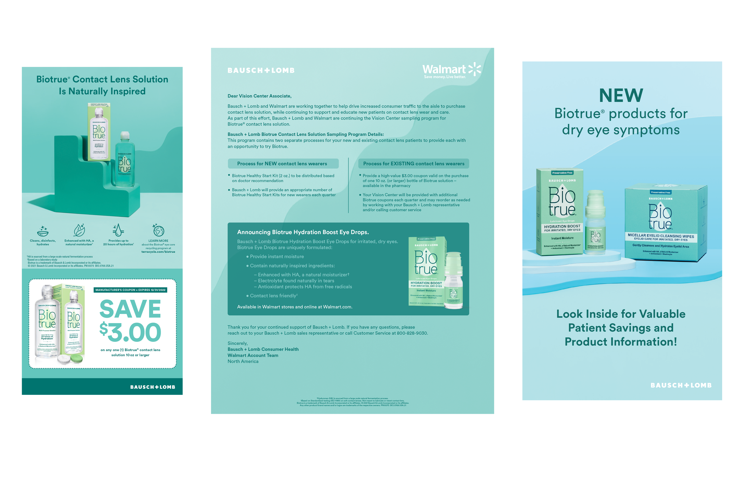 Biotrue kit pieces / Bausch + Lomb